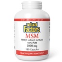 自然因素,MSM,支持健康关节,头发,皮肤和钉子,180卡普尔