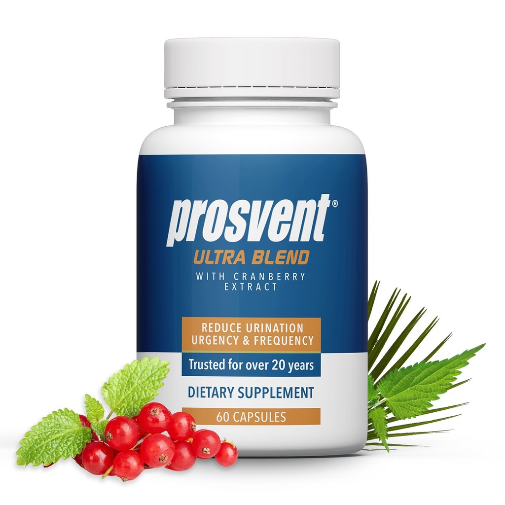 高级前列腺支持 Ultra - 自然补充,配有Saw Palmetto, Pygeum, Lycopene, Stinging Nettle, Beta Sitosterol, Cranberry and More to Ease Urinary Cleasure & Emergency(60 Counter)