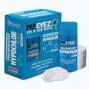 PetEyez Veterinarian Formulated Tear Stain Remover Solution for Dogs & Cats - Hypoallergenic Deodorizing Cleaner to Remove Dirt, Discharge and Crust from Ears, Eyes, Paws & Butt - 100 Wipes