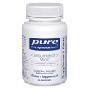 纯封装 CurcumaSorb Mind QQ 支持内存,锐度,和认知函数的补充* 60 Capsules