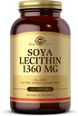 Solgar SOYA Lecithin 1360 mg - 100 软胶 - Choline的来源 - Gluten & Dairy Free - 100 services