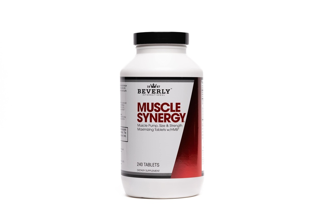 Beverly International Muscle Synnergy 240 TABS (15 services) 临床上的多斯配料 - HMB, L-Arginine, L-Citrulline, Creatine Monohydrate, L-Ornithine. 更猛壮的拉伸泵.