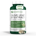 Nature's Push Super Potent 橄榄叶 8:1 提取 20% Oleuropein 750mg Capsule Imune System, Skin, and Heart Health support Vegan Non-GMO USA cGMP Gluten 免费抗氧化剂 60 Capsules 2个月供应量