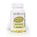 GeriCare High-Potency Vitamin E Capsules – 100 IU 支持皮肤和免疫,45mg → 100 Counter – 男女有机维生素E