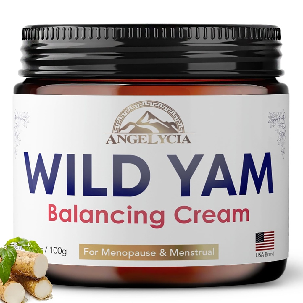 AANGELYCIA 野生 Yam Cream 为荷尔蒙平衡 ^ 女性荷尔蒙平衡 → 雌激素平衡 100%纯有机 → PMS → Perimmenopause & 更年期支持 → 所有皮肤