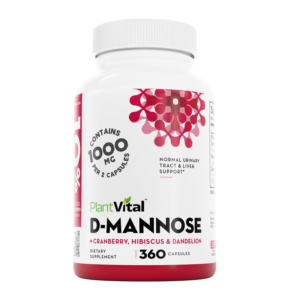 具有Cranberry-D-mannose 1000mg Capsules-Bladder、Kidney和Urinary Tracts支持的高潜力。 与希比斯斯和丹德利翁一起的Cranberry Powder. 供应6个月