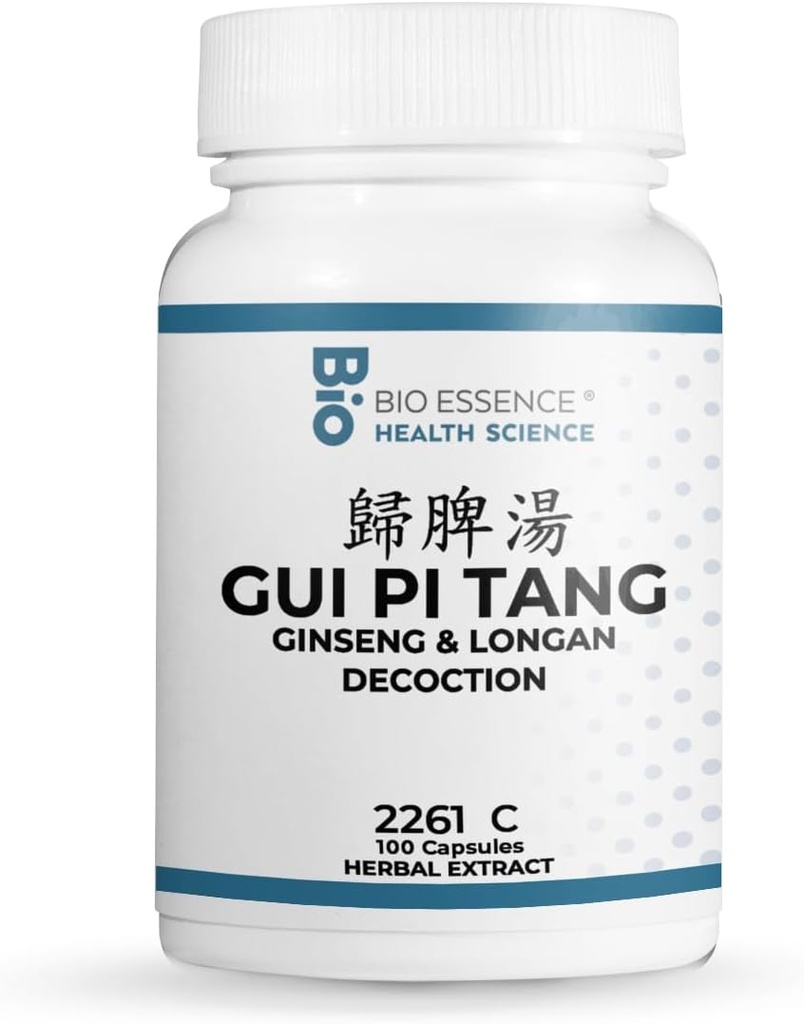 2261C GUI Pi Tang/Ginseng & Longan Decoction 100 Capsules/Bottle (2瓶) (中文(简体) ).
