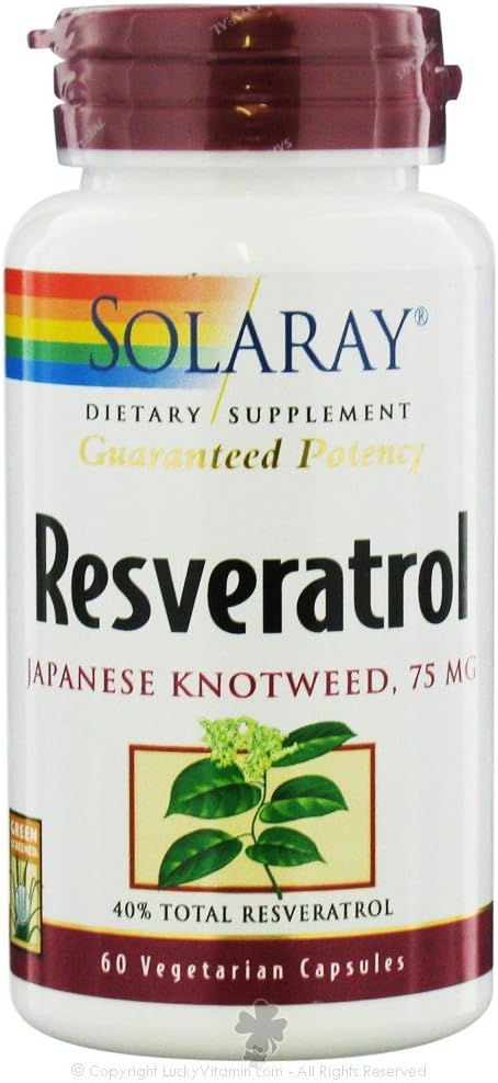 Solaray Resveratrol - 60 植物科植物