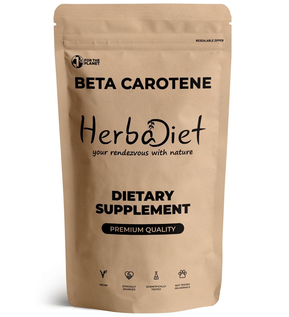 Beta Carotene 10% 维生素 A 25000 IU Powder → Immune System Support, Antioxidant Suppose → Cartenoids for Health Vision, Eyes & Skin → 100% 天然Betacarotene (1.76 oz - 50克) 互联网档案馆的存檔,存档日期2013-12-20.
