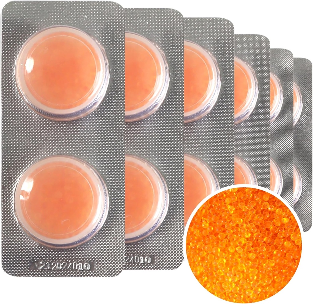 12 Pack 听力辅助干燥器 Capsules C&C 干燥除湿器 Caps附属设备 Phonak, Starkey 和 Unitron 充电器案件或任何听力辅助案件用品 可以存储干盖( 3Garm)