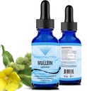 Absonutrix Mullein 300 mg, 4 Oz Liquid, 300 services, 在美国制造, 快速吸收, 质量强性成份, 非GMO, GMP认证设施, 无残忍产品