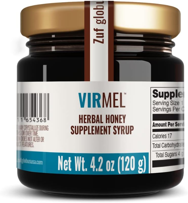 Zuf Globus:VirMEL + 支持健康免疫反应 + 全部天然 + 蜂蜜补充 + 植物学