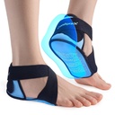 Plantar Fasciitis 冰囊带脚跟和 Sole Gel 覆盖, 2PCS Gel Heel 杯 止痛保护者, Achilles Tendonitis 的可调整脚步冰囊包