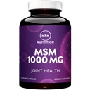 MRM 营养 MSM 1000mg 纯甲基磺酰基-甲烷 Capsules 联合、发型、皮肤和钉状支持 + 生物可用硫磺补充 + Vegan + Gluten-free → 120 服务