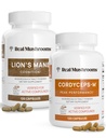 Lions Mane(120厘米)和Cordyceps(120厘米) Capsules Bundle - 认知、能源和耐力蘑菇补充剂