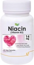 营养素 Niacin 14mg 维生素 B3 与 Inositol 50mg 补充剂 - 60 Veg Capsules