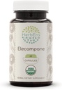 HerbEra Elecampane USDA 有机60 Capsules → 天然草药补充 → 认证有机植物卡普尔和有机 Elecampane (Inula Helenium) 干根(60 Capsules)