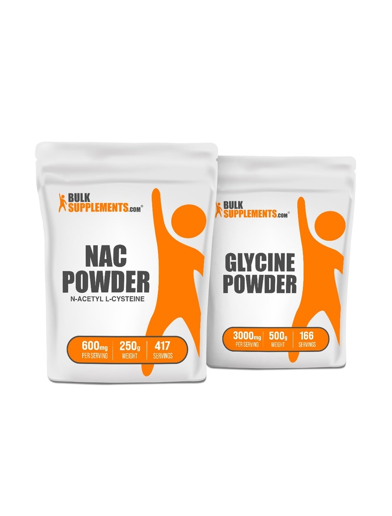 NAC(N-乙酰L-Cysteine) 250g + Glycine 500g Bundle