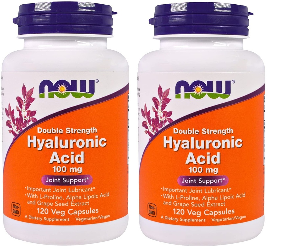 Now 食品 - Hyaluronic Acid 100 mg - 120 Veg Capsule(2包)