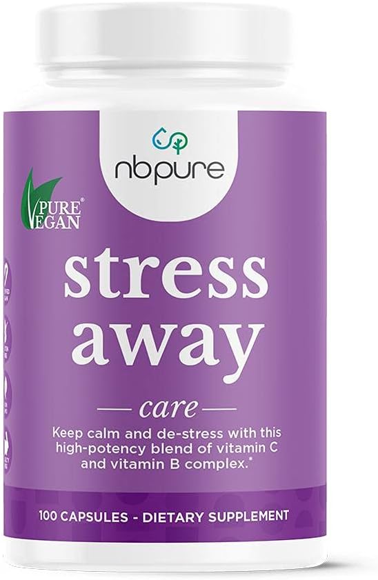 nbpure 压力 Away 全自然压力管理补编 Capsules, 100 Counter