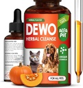 Cat & Dog Herbal Broad Spectrum Cleaningser – Liquid cleanse for Puppy & Kitten – 消化支持和宠物营养更好的吸收 – Wormwood,南瓜种子和胡萝卜在组成中 – 2 Oz