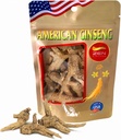 Zen Ginseng - 4 oz Bag of Untrimed American Ginseng - Non-GMO,Gluten Free. 在汤中添加这个 Ginseng, 茶,咖啡,果汁,滑块和烤肉(Barrel Root 4 oz Bag).