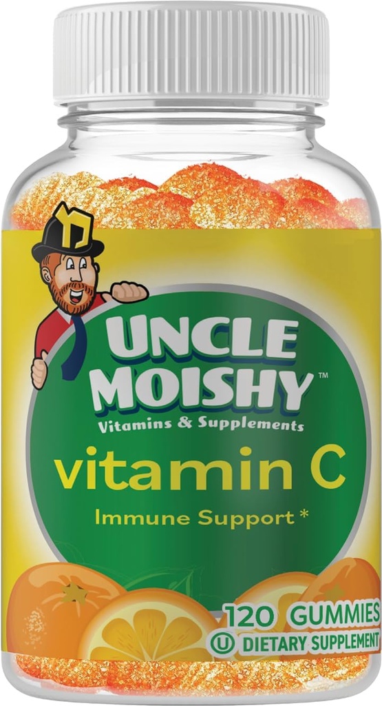 Moishy Vitamin C叔叔和Echinacea120 美味的橙色火腿熊