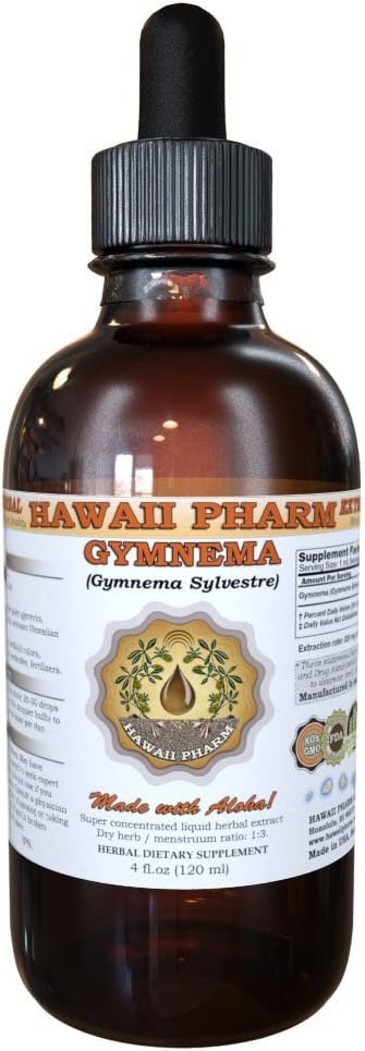 夏威夷药草Gymnema(Gymnema Sylvestre) 液体提取 4 oz