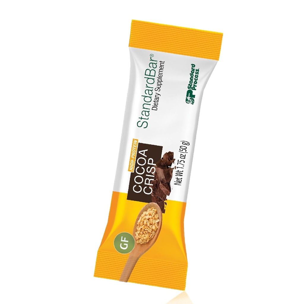 标准流程标准Bar - 日常能源支持食品条 - 含碳水化合物和蛋白质的营养条 - 工作小吃条 - 可可饼干,18 Pack