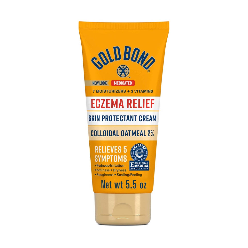 金邦德药剂 Eczema 皮肤保护剂 Cream, 5.5 oz., 2% 类固醇 Oatmeal