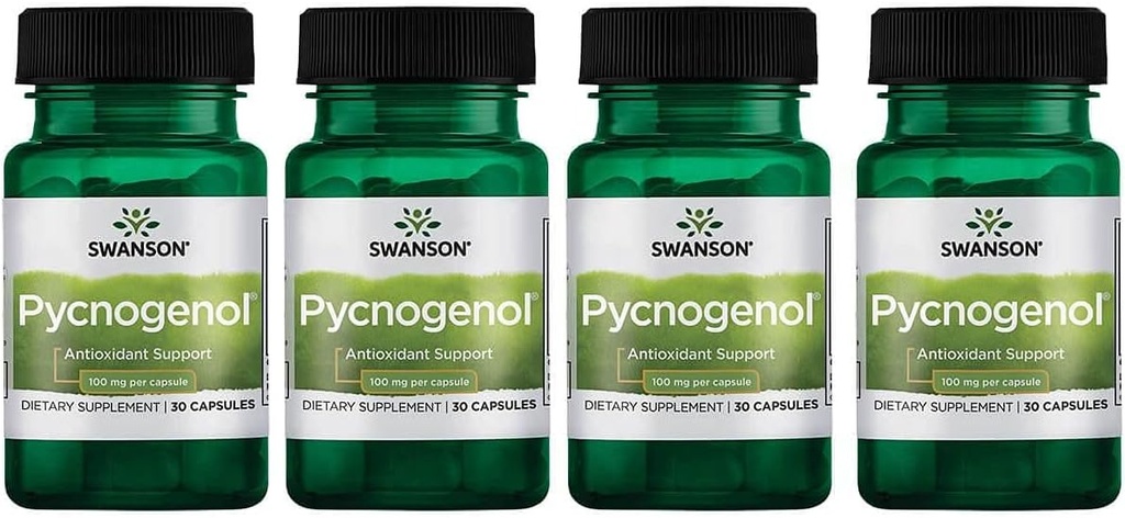 Swanson Pycnogenol 100 毫克 30 Capsules 4 包装