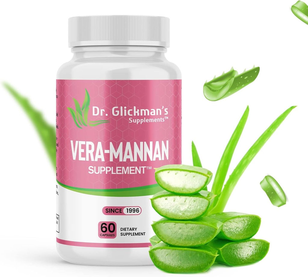 Vera-mannan Aloe Vera 补编,1瓶,60瓶