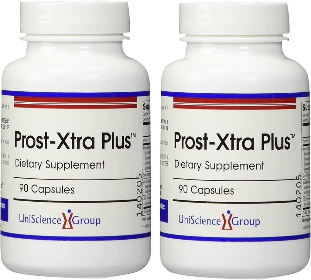 Prost-Xtra Plus (2瓶) 配有 Rye Grass, 300mg Planet Sterols, Saw Palmetto, Zinc, 维生素E 90 Capsules