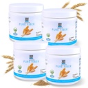 对,你可以! 饮用促进剂 - 有机绿色超食粉 饮用混合剂 - 4 Pack with Alfalfa Grass, Wheatgrass, Kale, Barley Grass, Lemon Juice Powder - 富含抗氧化剂,维生素和矿物.