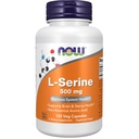 NOW 补编,L-Serine 500 mg,神经系统健康,120 Veg Capsules