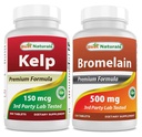 Kelp 补充150 Mcg & Bromelain 500毫克