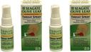 海门产品Homopathic橄榄叶喉喷雾(包2) 1 Ounce Raspberry-Smarmint