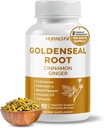 金色根 8-in-1 配方 - 配方 肉桂姜 Echinacea 老年莓 黑辣椒 维生素 D3 - 非 GMO, Gluten-free, Soy-free