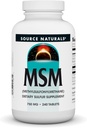 天然MSM(甲基磺酰甲烷),750毫克 - 240片