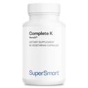 Supersmart - complete K - 配有 K1, K2(MK4 + MK7) - 完整的光谱维生素 K 补充 QQ N-GMO & Gluten Free - 60 蔬菜卡普尔
