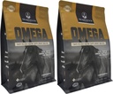 Omega Wafers陛下的《Omega Wafers》——《高级马/Equine皮肤》、《大衣》和《免疫支持补编》——《Omega 3、6、9》和《Biotin》(《条例》,2 Pack(120个总数))
