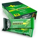 Greens+ Plusbar Energy, Natural, Gluten-Free Snack with Super Greens, Superfoods & Almond Butter, Vegan, 乳品免费, Non-GMO, 10g 蛋白质食品替代, 12 Pack