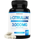 L Citrulline 3000mg 补编(240 Capsules) 支持 L Arginine & Nitric Oxide 药剂 -- -- L-Citrulline for Men and Women -- -- 肌肉恢复和泵补充 -- -- 第三方测试,Vegan,非GMO -- -- 美国制造