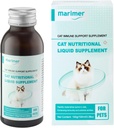 Cat Immune支持补充,含有L-Lysine和Astragalus的营养液体,增强豁免和解脱群疹症状,所有年龄的Cats,3.38oz(100毫升)
