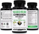 西伯利亚绿色 Ashwagandha 与 Altai Shilajit & Turmeric Ayurvedic Complex 60 Capsules – 传统的西伯利亚公式应激反应缓解,木德,能源支持,Immune系统恢复