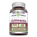 Echinacea的神奇配方 – 400 Mg / service – 240 Veggie Capsules – Non-GMO – Gluten - Free – 美国制造