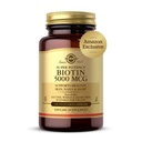 Solgar Biotin 5000 mcg - 支持健康皮肤,钉子和头发 - 支持能源生产和代谢 - 维生素B - 非GMO,Vegan,Gluten Free - 180