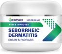 Seborrheic 皮肤炎 面粉 – Face, Scalp & Body Moisturing 治疗Flaky, Itchy 皮肤 – Daily Lotion for Psoriasis and Dermatitis Relief - 男子和妇女 – 3.4 Fl Oz