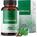 HERBAMAMA 金色根盖章 700mg - 呼吸系统和免疫支持金色粉末补充剂 - Vegan, Non-GMO