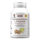 Andrew Lessman Ashwagandha + Theanine 180 Capsules - 标准化摘录. 促进放松、集中和平衡的迷幻。 细小容易吞咽的笼盖